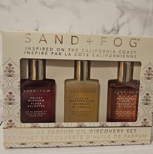 Sand + Fog Eau de Parfum set - 3 x 15ml